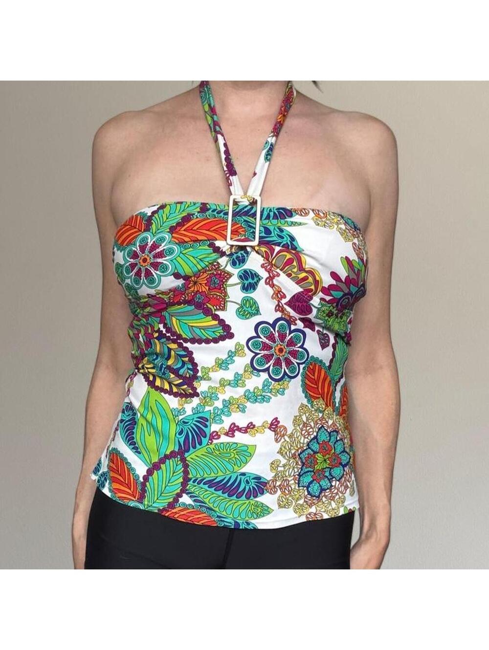 Floral halter top. Size small.